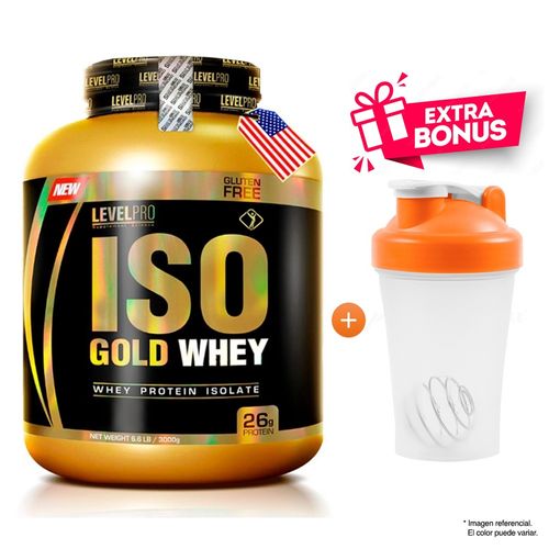 PROTEÍNA ISO GOLD WHEY DE 3000 GRAMOS CHOCOLATE