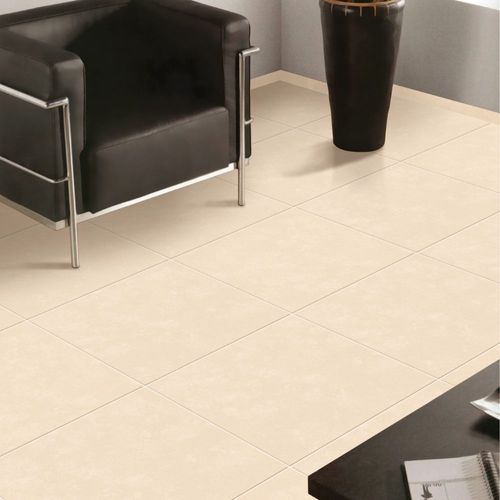 Piso Cerámico Marmolizado Silea Marfil 45x45cm 2.29m2 San Lorenzo