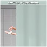 Cortina-de-Baño-Moderna-Impermeable-Accesorio-para-Ducha-U11-Verde