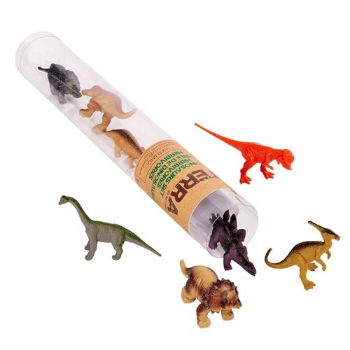 Set Terra 8 Mini Dinosaurios Prehistóricos