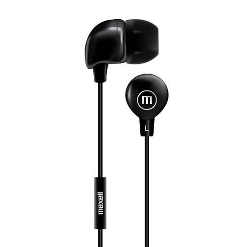 Audífono In Ear con micrófono 3.5 Negro Maxell IN-BAX