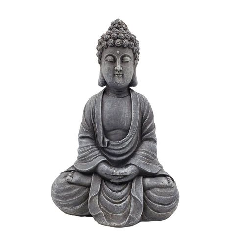 Buda Decorativo Gris 35cm Orange