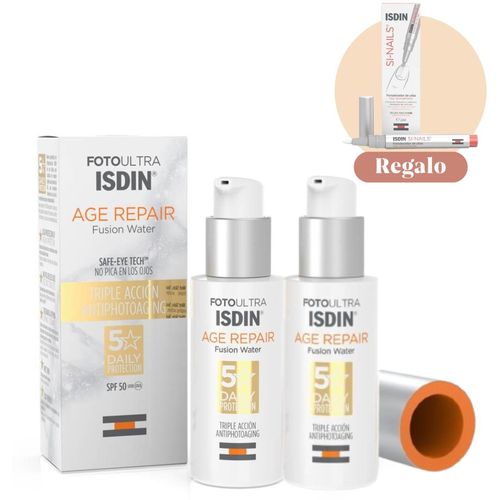 Duo Isdin FotoUltra Age Repair SPF50 50ml - Bloqueador solar facial con triple acción antiedad