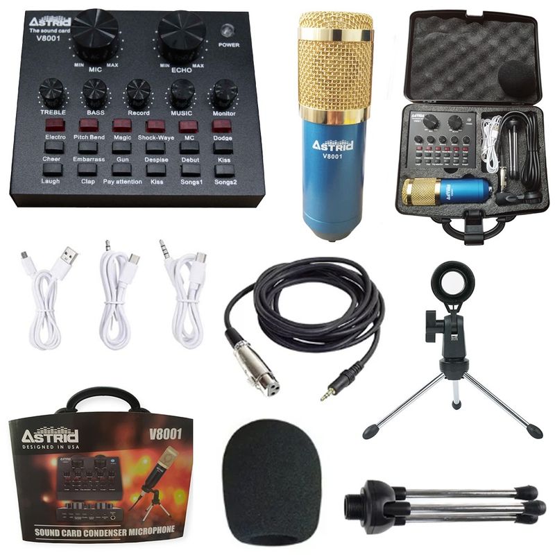 Kit-tarjeta-de-sonido-V8-microfono-condensador-mini-tripode-maletin