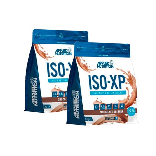 Pack 02 Proteína Applied Nutrition ISO-XP 1kg Chocolate