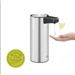 DISPENSADOR-JABON-LIQUIDO-SENSOR-RECARGA-USB-AROMA-250ML