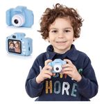 Camara-Digital-para-Niños-Fotos-Videos-FULL-HD-Celeste-Verde