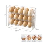 Porta-huevos-organizador-acrilico-3-niveles-para-30-huevos---Blanco