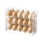 Porta-huevos-organizador-acrilico-3-niveles-para-30-huevos---Blanco