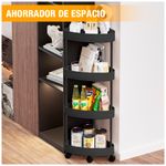 Carrito-Organizador-Estante-Esquinero-con-Ruedas-Multiusos-YG5-Negro