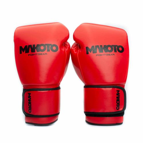 GUANTES DE BOXEO MAKOTO BASIC ROJO 12OZ