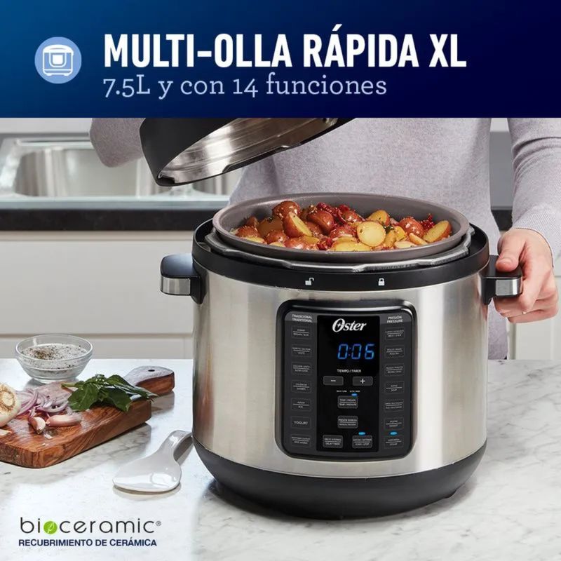 Multi-Olla-Oster-75-L-14-Funciones-Ckstpcec8801