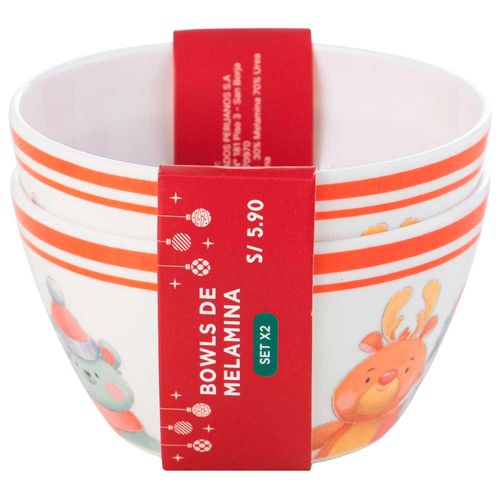 Bowl DECO HOME Melamina 2pzas