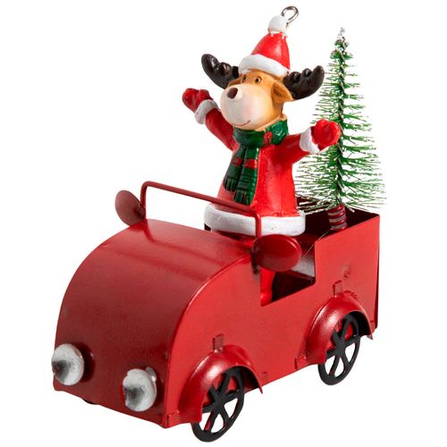 Colgante de Carrito DECO HOME Feliz Navidad