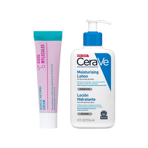 Crema Retinol Suave - Good Molecules 30ml+Loción Hidratante 236 ml