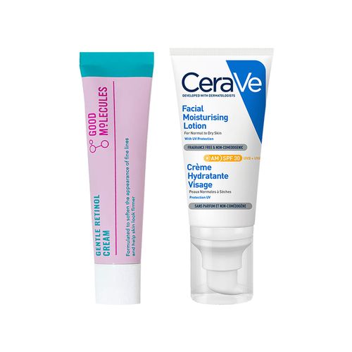 Crema Retinol Suave - Good Molecules+Crema Hidratante Facial AM 52ml