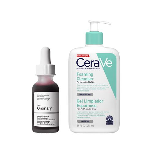 Serum AHA 30% + BHA 2% Peeling Solution + Gel Limpiador Espumoso 473ml