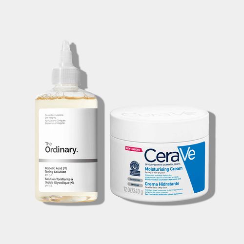 Glycolic Acid 7% - The Ordinary 240ml+CeraVe Crema Hidratante 340g