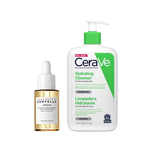 Madagascar Centella Ampoule 30 ml+Crema Limpiadora Hidratante 473ml