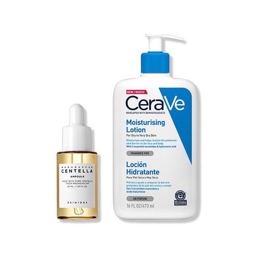 Madagascar Centella Ampoule 30 ml+CeraVe Loción Hidratante 473 ml