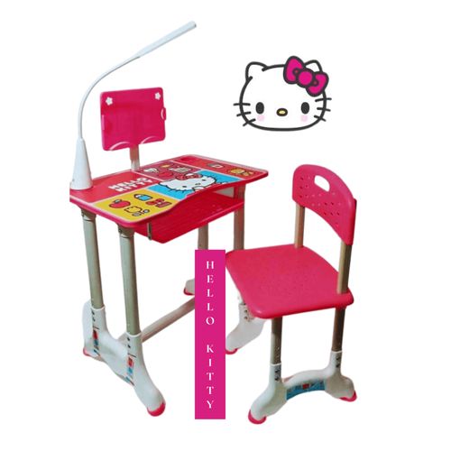 Escritorio y Silla Hello Kitty Ergonomico con Lampara Led (MUNDO ELECTRONICO)