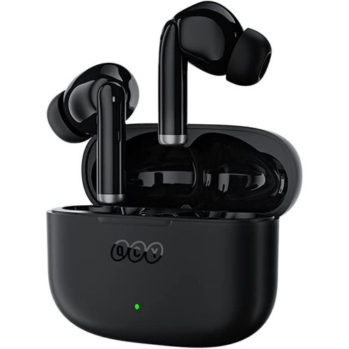 QCY - Audifonos QCY-T19-BLACK BT 5.1 In-ear ENC 30 Hrs - Negro