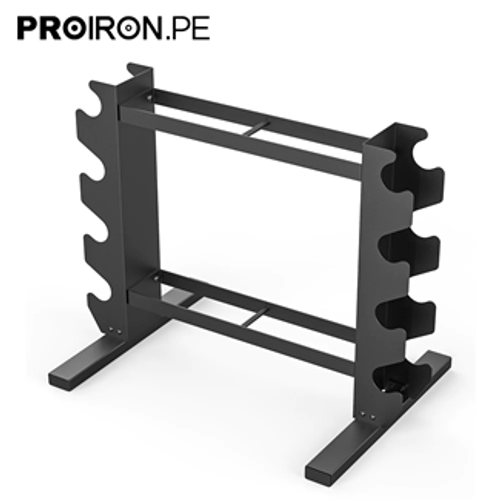 Rack compacto de acero para mancuernas