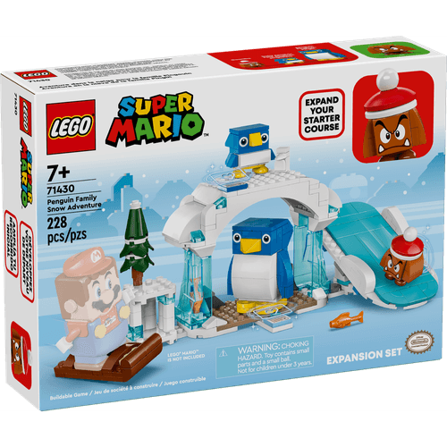 LEGO 71430 Set de Expansión: Aventura en la nieve de la familia Pingüi