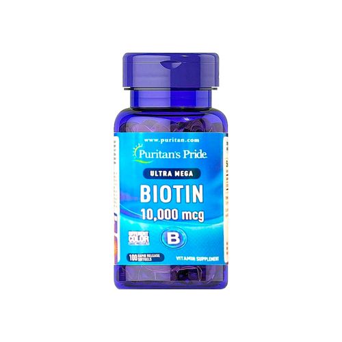 Biotin ultra mega 10,000 mcg Puritan's pride 100 tabletas