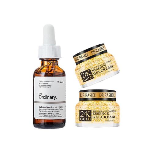 Caffeine Solution 5% The Ordinary 30ml + 2 Gel 24k Antiedad 50Gr