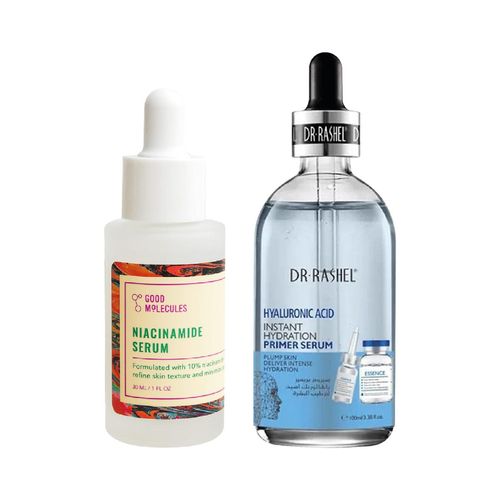 Niacinamide 30ml Good Molecules + Ácido Hialuronico 100ml Dr Rashel