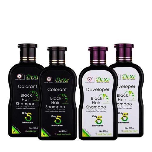 Shampoo Dexe Black Hair 200ml 2 Unidades