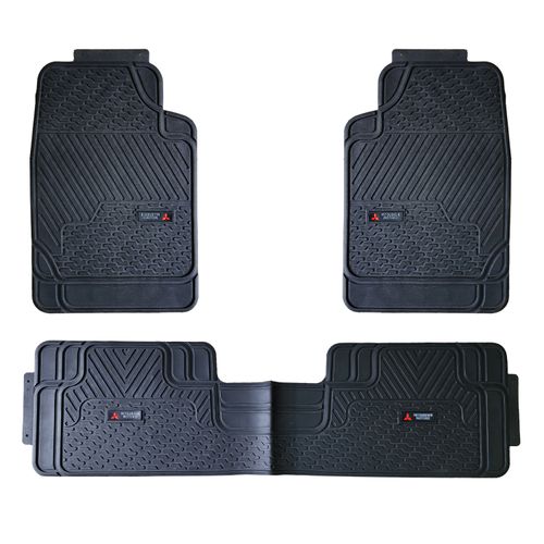 PIS-3PC-MITSU - PISO PARA CARRO 3 PCS CON LOGO MITSUBISHI