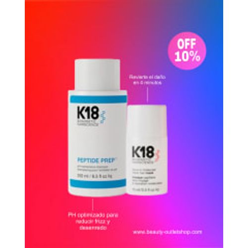 Kit reparación de daño inicial - k18 Shampoo 250ml+ Mascarilla k18 15ml