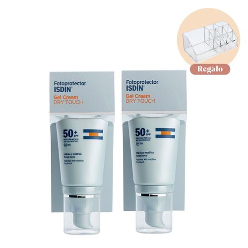 Duo Isdin Fotoprotector Facial Piel Grasa Gel Cream Dry touch SPF 50+ 50ml