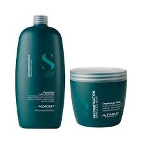 Alfaparf Reparative pack xl para cabellos dañados shampoo 1000ml+ mascarilla 500ml