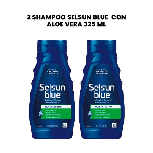 2 Shampoo Selsun Blue Con Aloe Vera 325 ml