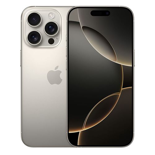 iPhone 16 Pro 128GB, 8GB ram, cámara principal 48MP + 48MP + 12MP, frontal 12MP, 6.3", natural