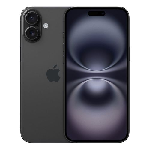 iPhone 16 Plus 128GB, 8GB ram, cámara principal 48MP + 12MP, frontal 12MP, 6.7", negro