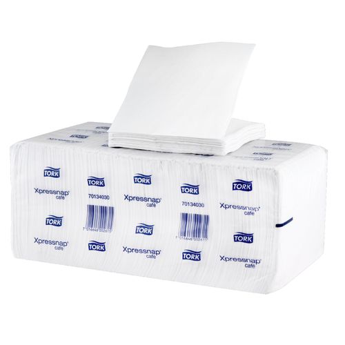 Servilleta Tork Xpressnap Café Blanca 12 x 500un
