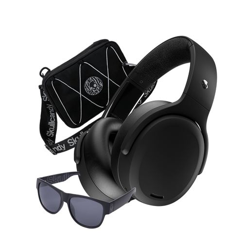 Audífonos Inalámbricos Skullcandy Crusher XT ANC 2 Negro + Morral Negro + Lentes Bold UV400