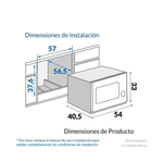 Horno-microondas-de-empotrar--recomendado-para-torre-de-hornos--Challenger-en-acero-inoxidable-31-Lts---HM-8021---Acero-Inox