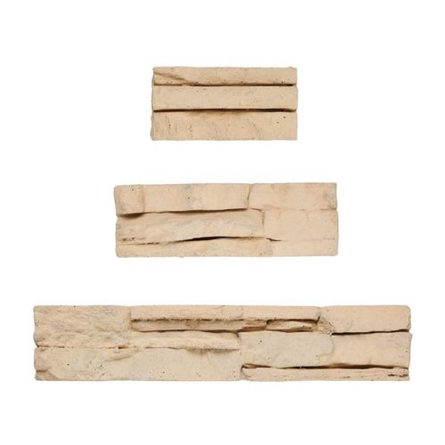 Pared Piedra Spazio Kkala Beige 50x10cm 0.5m2