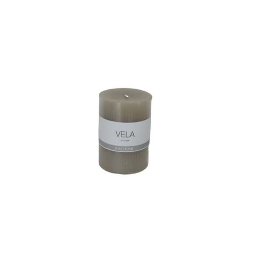 Vela Rayas Taupe 7 X 10Cm