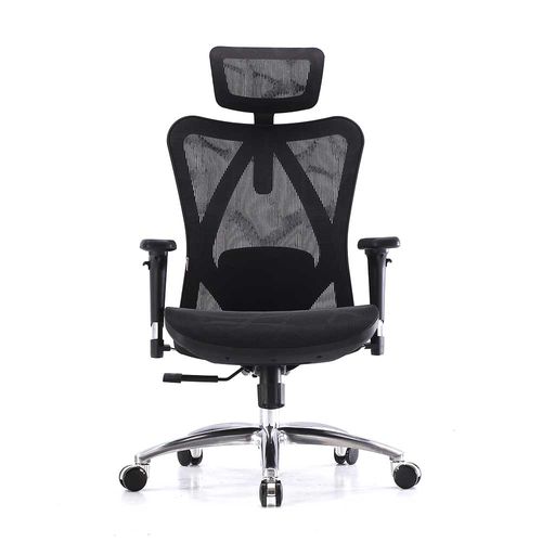 Silla de oficina Qatar Black Gerencial Ergonómica