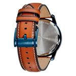 Reloj-Fossil-Grant-FS5151-Cronometro-Correa-Cuero-Marron-Dial-Azul