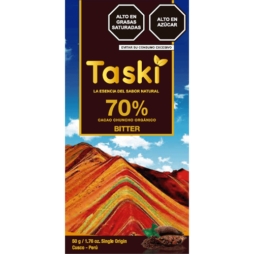 Chocolate TASKI 70% Cacao Bitter 50gr