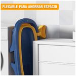 Bañera-Plegable-para-Bebes-Tina-de-Baño-Cangrejo-WI5-Azul