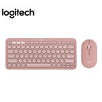 Combo-De-Teclado-Y-Mouse-Logitech-Pebble-2-K380s--Mouse-M350s-Bluetoot-Wirelless-Rosado