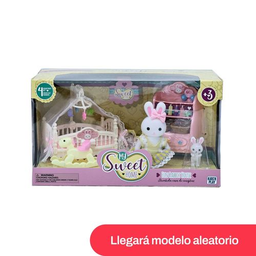 Set Juego My Sweet Rabbit Home 4 Asst